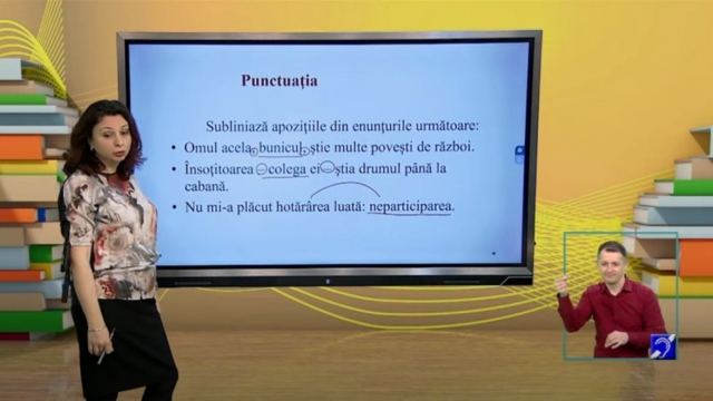 TELEȘCOALA: Limba şi literatura română, a VIII-a – Apoziția | VIDEO