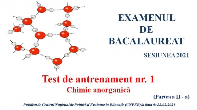 TELEȘCOALA: Chimie, a XII-a - Testul de antrenament nr. 1, partea a II-a, subiectele II și III | VIDEO