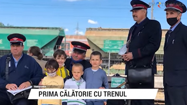 Prima călătorie cu trenul | VIDEO