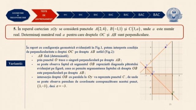 TELEȘCOALA: Matematică, a XII-a - Test de antrenament nr. 9, Subiectul I, problemele 5 și 6  | VIDEO