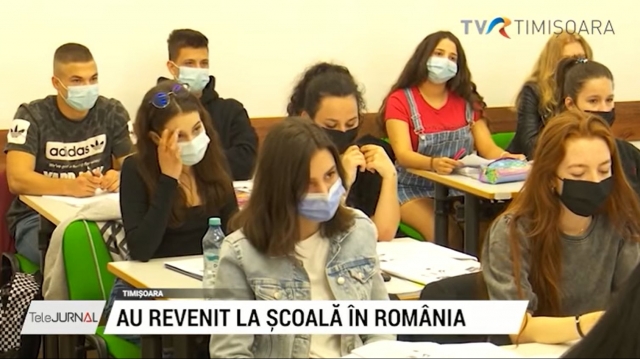 Au revenit la școală în România | VIDEO