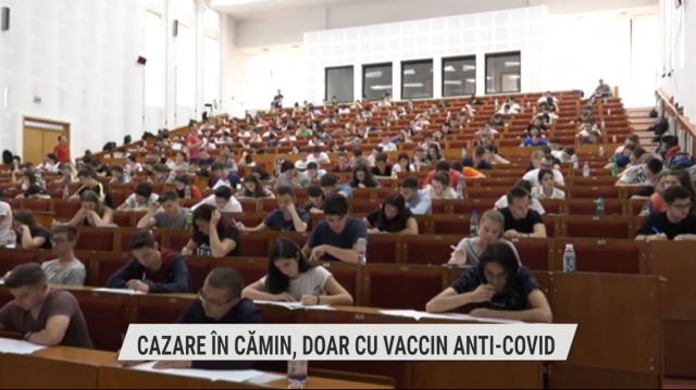 Cazare în cămin, doar cu vaccin anti-Covid | VIDEO