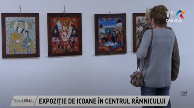 Expoziție de icoane în centrul Râmnicului | VIDEO