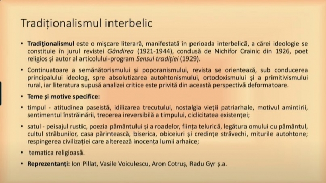 TELEȘCOALA: Română, a XII-a - Textul poetic tradiționalist. Ion Pillat| VIDEO