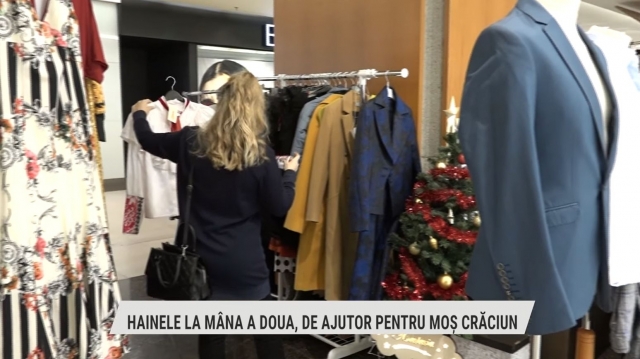 Hainele la mâna a doua, de ajutor pentru Moș Crăciun | VIDEO