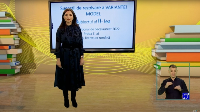 TELEȘCOALA: Româna, a XII-a, Varianta model 2022, Subiectul II | VIDEO