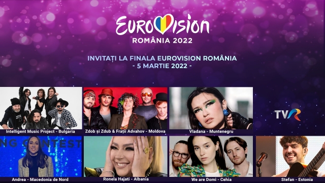 Concurenții Eurovision din șapte țări, invitați la finala Selecției Naționale| VIDEO