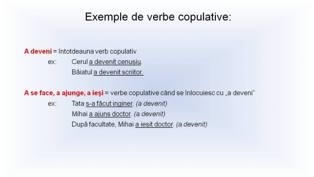 TELEȘCOALA: Română, a VIII-a - Verbe predicative, verbe copulative | VIDEO