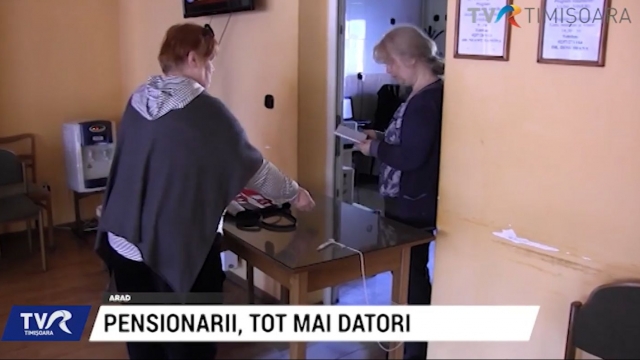 Pensionarii, tot mai datori | VIDEO