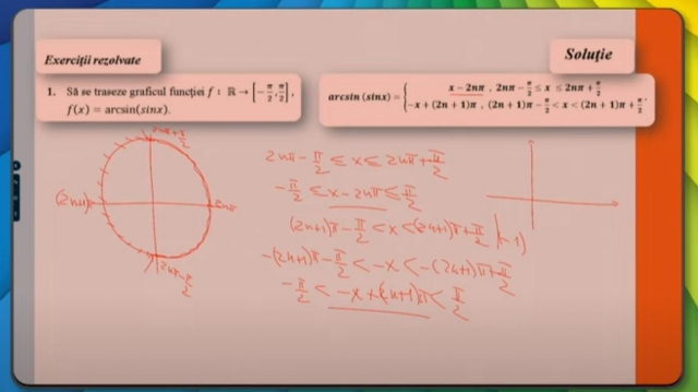 TELEȘCOALA: Matematică, a XII-a - ″Sume trigonometrice″ | VIDEO