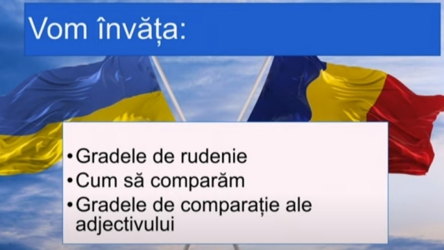TELEŞCOALA: Limba română pentru ucraineni – lecţia 5 | VIDEO
