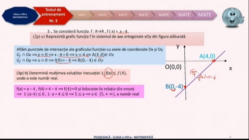 Tele Coala Matematic A Viii A Subiect Iii Test Antrenament