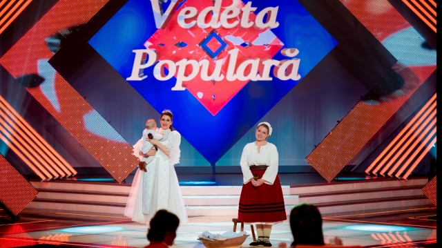 Totul pentru muzică: cu pruncul pe scenă, în semifinala „Vedeta populară”