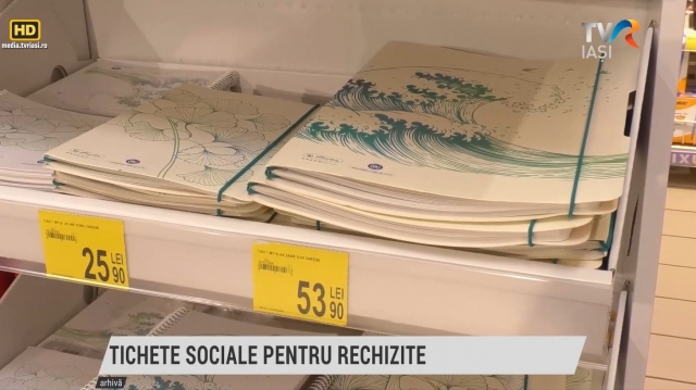 Tichete sociale pentru rechizite | VIDEO