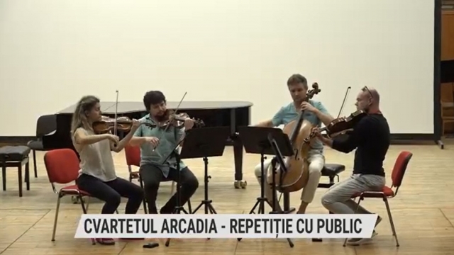 Cvartetul Arcadia - repetiție cu public | VIDEO