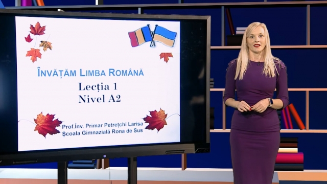 TELEŞCOALA: Limba română pentru ucraineni – Învățăm limba română (A2), lecția 1 | VIDEO