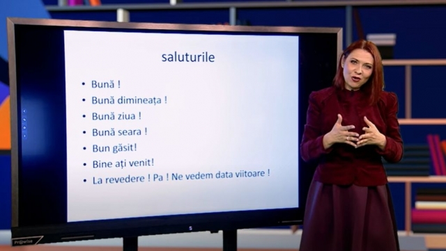 TELEȘCOALA: Limba semnelor române – lecţia 2 | VIDEO