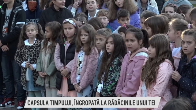 Capsula Timpului, îngropată la rădăcinile unui tei | VIDEO