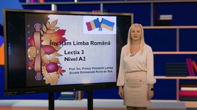 TELEȘCOALA: Limba română pentru ucraineni – lecţia 3, nivel A2 | VIDEO