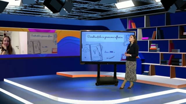 TELEȘCOALA: Limba Română, a VIII-a - Construcții cu pronume reflexive | VIDEO