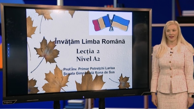 TELEȘCOALA: Limba română pentru ucraineni - Învățăm limba română (A2).Lecția 2| VIDEO