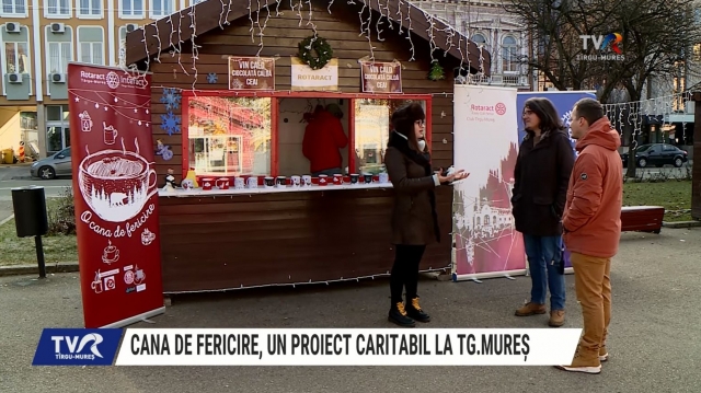 Cana de Fericire, un proiect caritabil la Tg.Mureș | VIDEO