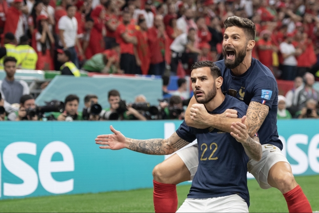 Franța - Maroc 2-0 (1-0), în semifinalele Cupei Mondiale