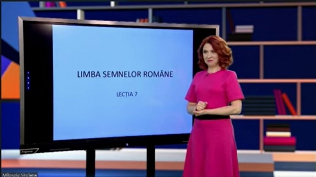 TELEȘCOALA: Limba semnelor române. Lecția 7 | VIDEO