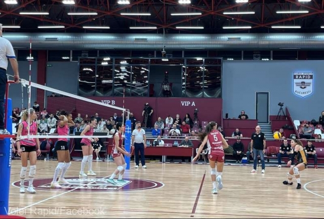 Volei feminin: Rapid, la a doua sa înfrângere în acest sezon în Divizia A1