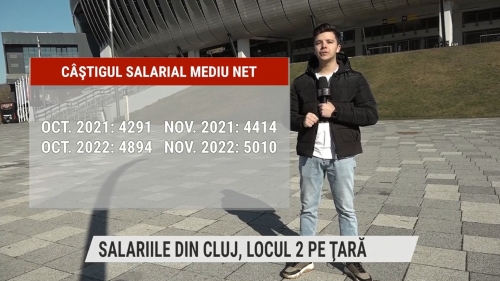 Salariile din Cluj, locul 2 pe țară | VIDEO