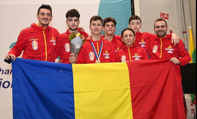 CE Tallinn 2023: Medalie de bronz pentru Casian Cîdu în concursul individual la sabie juniori!