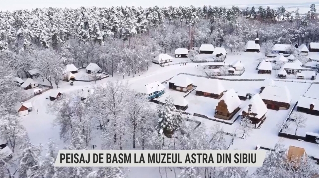 Peisaj de basm la Muzeul Astra din Sibiu | VIDEO