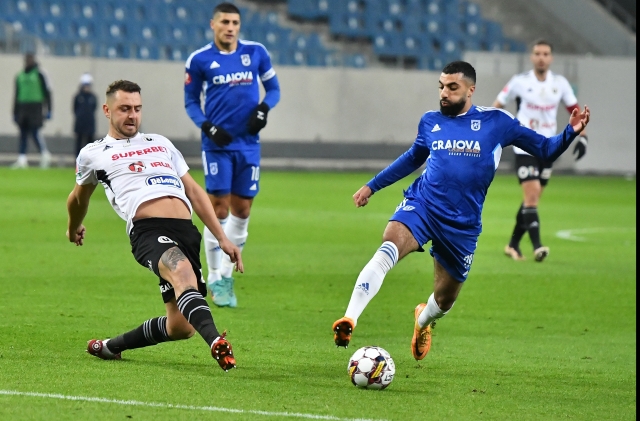 Superliga: Corecție severă aplicată Universității Cluj de către FCU Craiova, 5-0