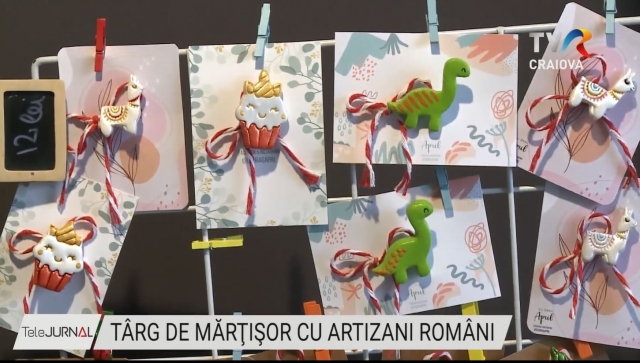 Târg de Mărțișor cu artizani români | VIDEO