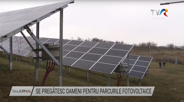 Minerii și energeticienii au început să se recalifice pentru parcurile fotovoltaice | VIDEO