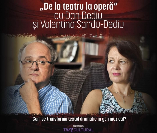 Conferința „De la teatru la operă”, în 18 aprilie, în direct, la TVR Cultural | VIDEO