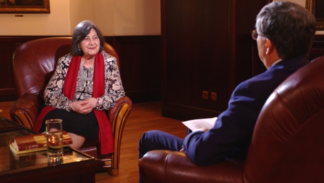 Directoarea Institutului de Etnografie și Folclor, Sabina Ispas, în dialog cu acad. Mircea Dumitru, la TVR Cultural | VIDEO