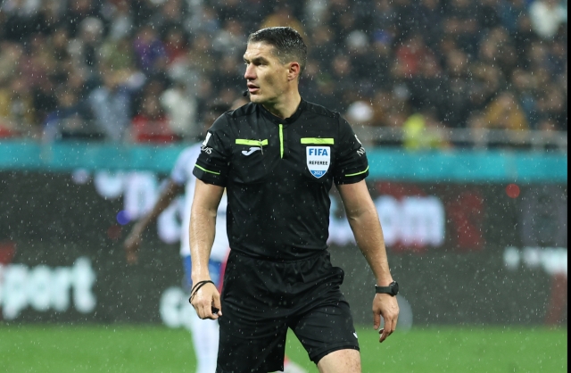 Istvan Kovacs arbitrează barajul pentru Conference League