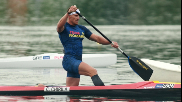 Jocurile Europene: Cătălin Chirilă a câştigat medalia de argint la canoe 500 m 