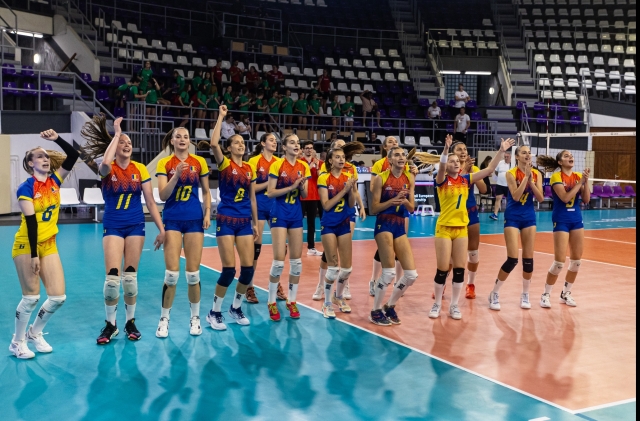 Volei feminin: România, la prima sa victorie la Europeanul U17