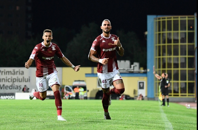 Superliga: Rapid a învins pe U Cluj, la Mediaș, cu 3-0, în etapa a doua