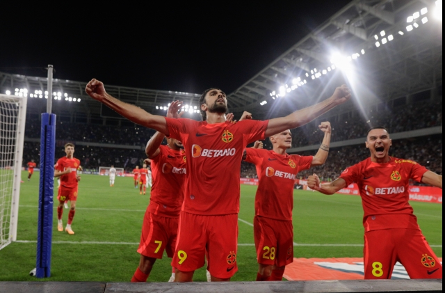 Superliga: FCSB a învins pe CFR Cluj cu 1-0 și a ajuns la patru victorii consecutive