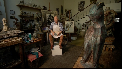 „Biografii necesare”. Dinu Rădulescu: Eu fac parte dintre artiştii care trebuie să lucreze mult ca să ajungă la o sculptură rezonabilă | VIDEO 