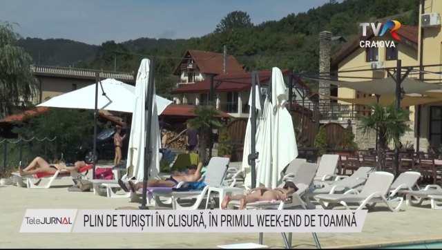 Plin de turiști în Clisură, în primul week-end de toamnă | VIDEO