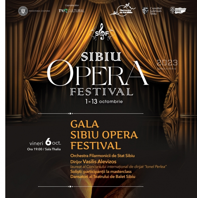Gala „Sibiu Opera Festival” 2023, în direct la TVR Cultural