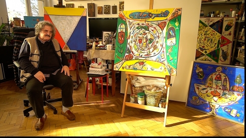 Pictorul Ștefan Pelmuș, la „Biografii necesare”: Îmi concep lucrările ca pe o scriere antică. În loc de cuvinte, folosesc imagini | VIDEO 
