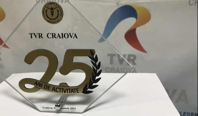 TVR CRAIOVA, premiu pentru 25 de ani de implicare în viaţa comunităţii