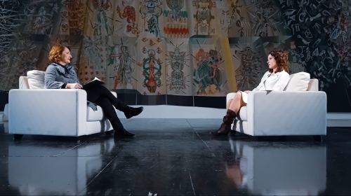 Actrița Irina Cojar, la „Interviurile TVR Cultural”: Eu am crescut în teatru. Veneam de la școală aici | VIDEO 