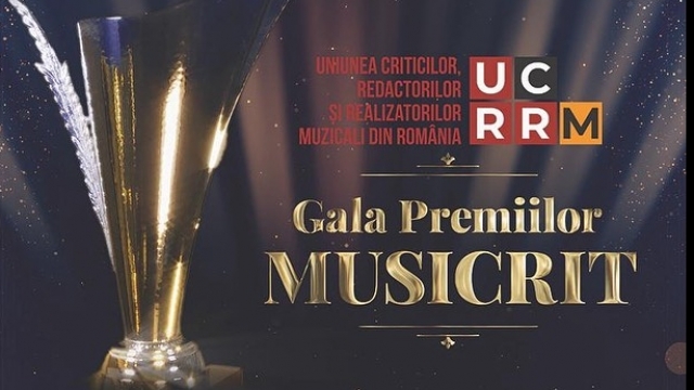 Gala Premiilor MUSICRIT, în 14 ianuarie, în direct la TVR Cultural 