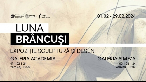 „Luna Brâncuși”, la Galeriile de Artă ale Academiei Române și Galeria Simeza din București. Programul expozițiilor | VIDEO 